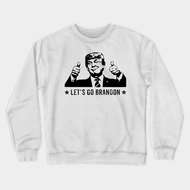 lgbfjb community let's go brandon Crewneck Sweatshirt by luikwiatkowska